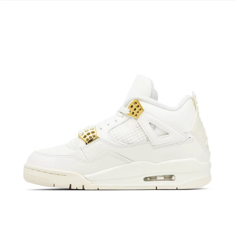 AJ4 Retro Metallic Gold