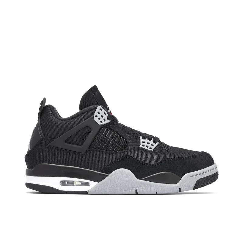 AJ4 Retro Black Canvas