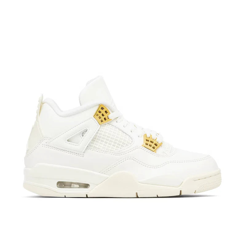 AJ4 Retro Metallic Gold