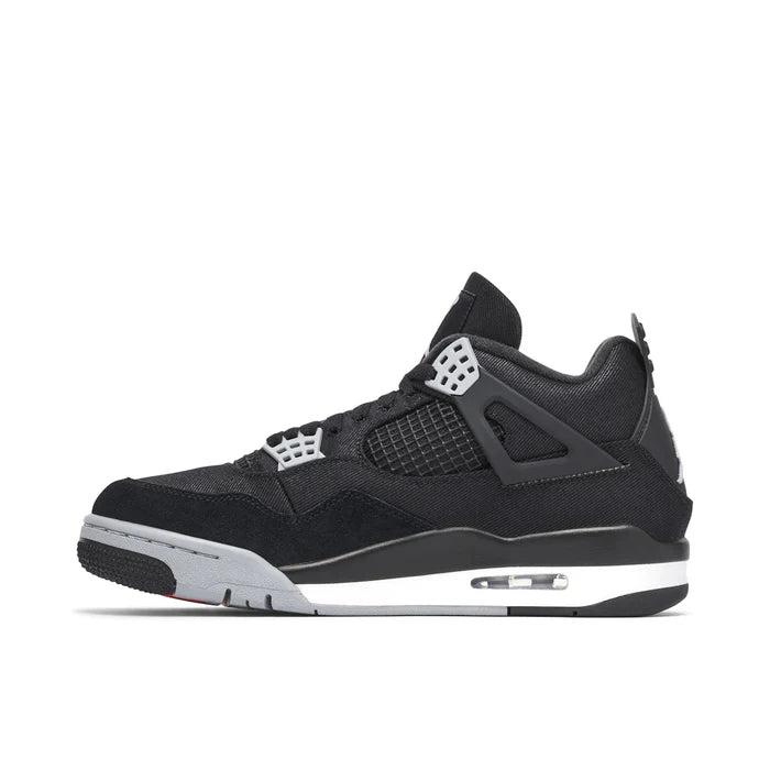 AJ4 Retro Black Canvas